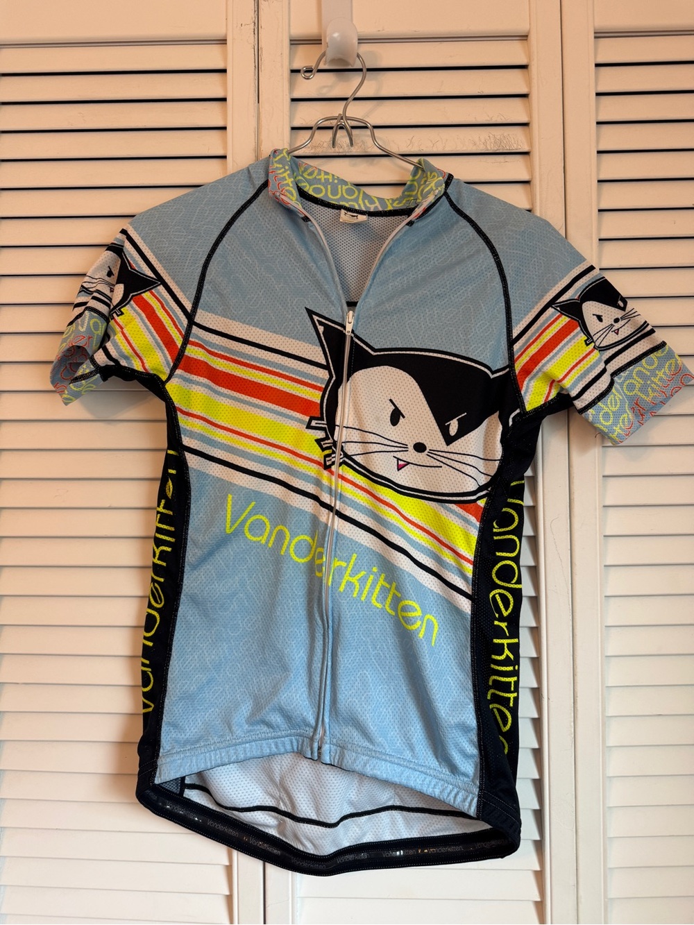 Vanderkitten Jersey Women Medium Cycling Micro Mesh Raglan Cat Road Bike Outdoor